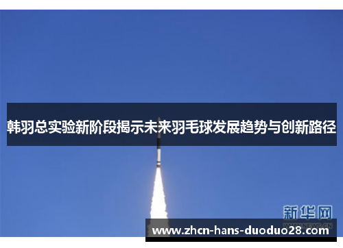 韩羽总实验新阶段揭示未来羽毛球发展趋势与创新路径